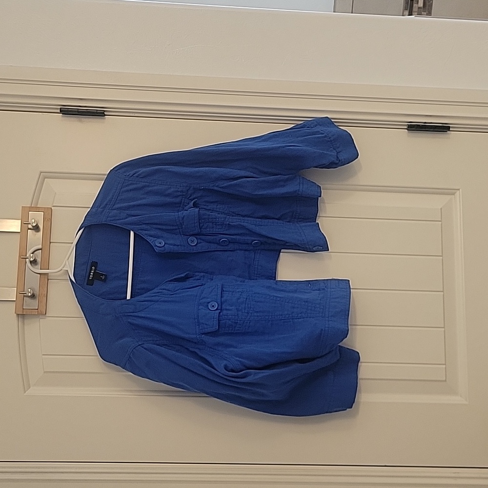 Casual blue blazer size 2X Torrid